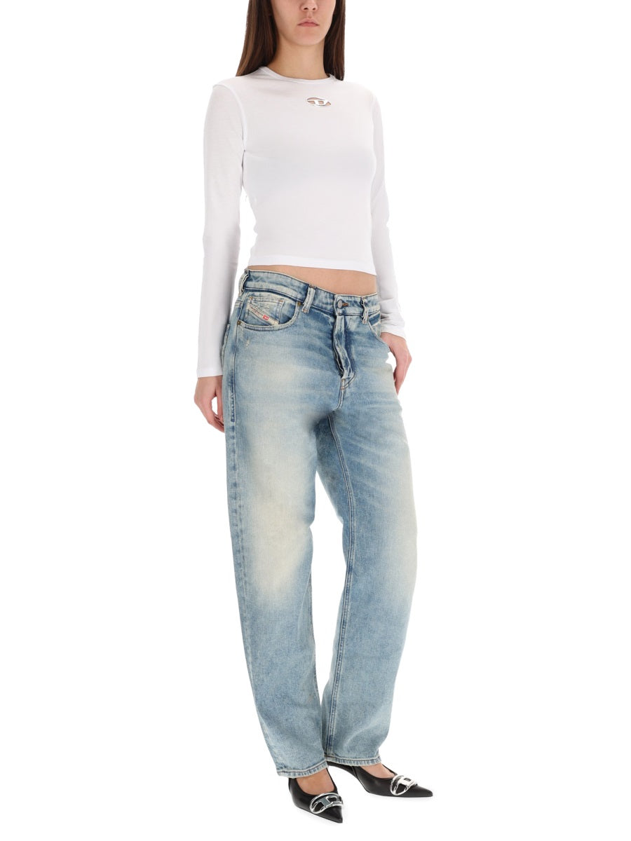 Diesel Women T-Shirt "T-Uncutie-Long-Ls-Od" DIESEL