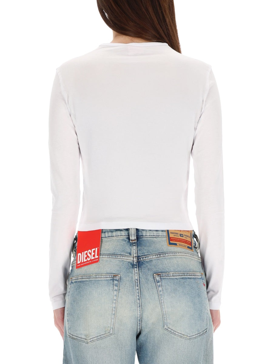 Diesel Women T-Shirt "T-Uncutie-Long-Ls-Od" DIESEL