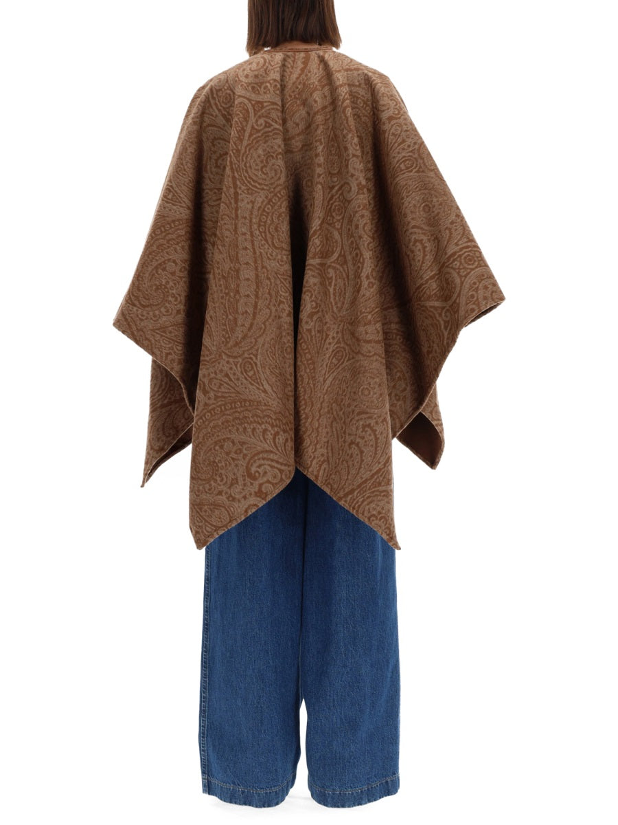 Etro Women Wool And Cashmere Cape ETRO