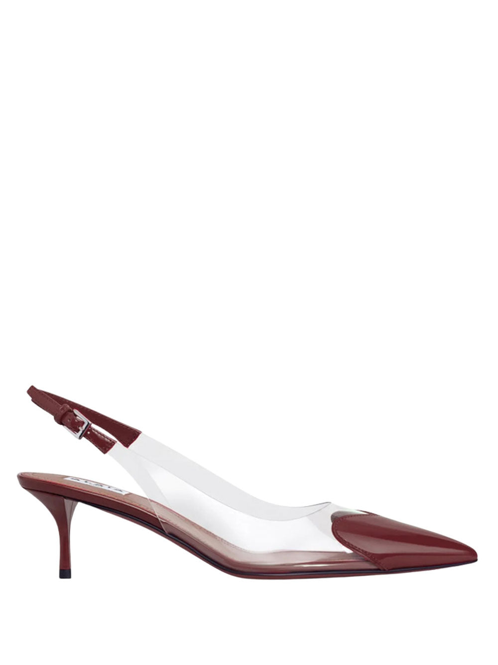 Alaia Women Le Cœur Slingbacks In Patent Leather ALAIA