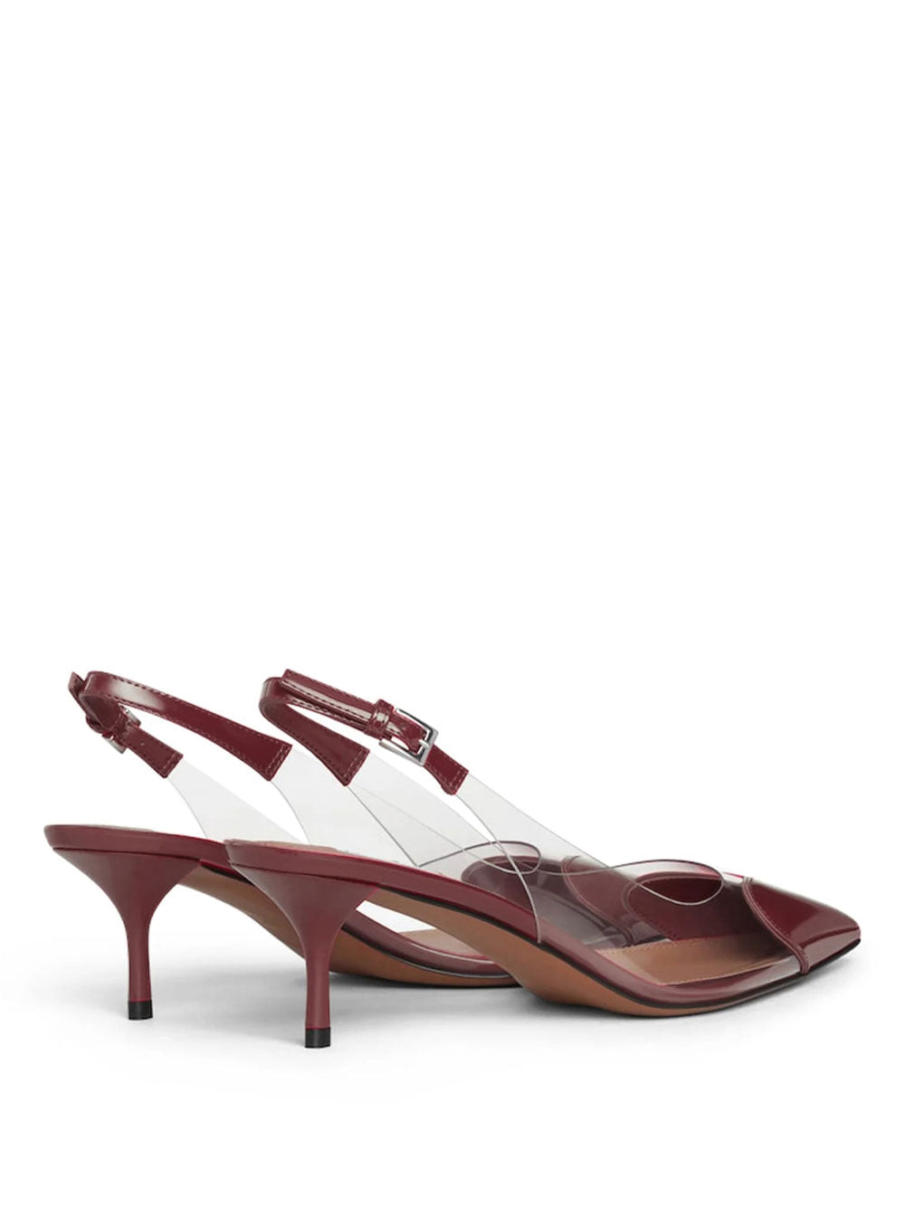Alaia Women Le Cœur Slingbacks In Patent Leather ALAIA