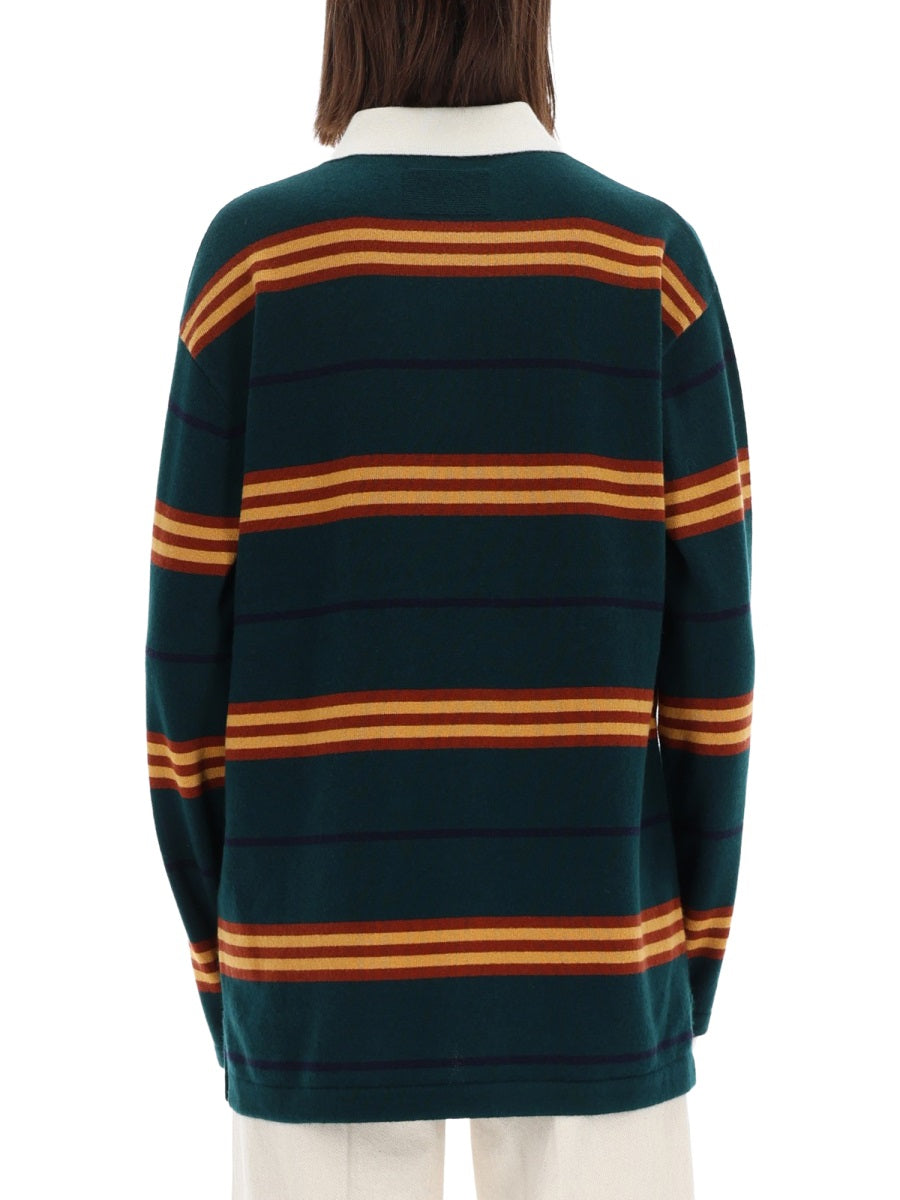 Guest In Residence Women "Striped Rugby" Polo Shirt GUEST IN RESIDENCE