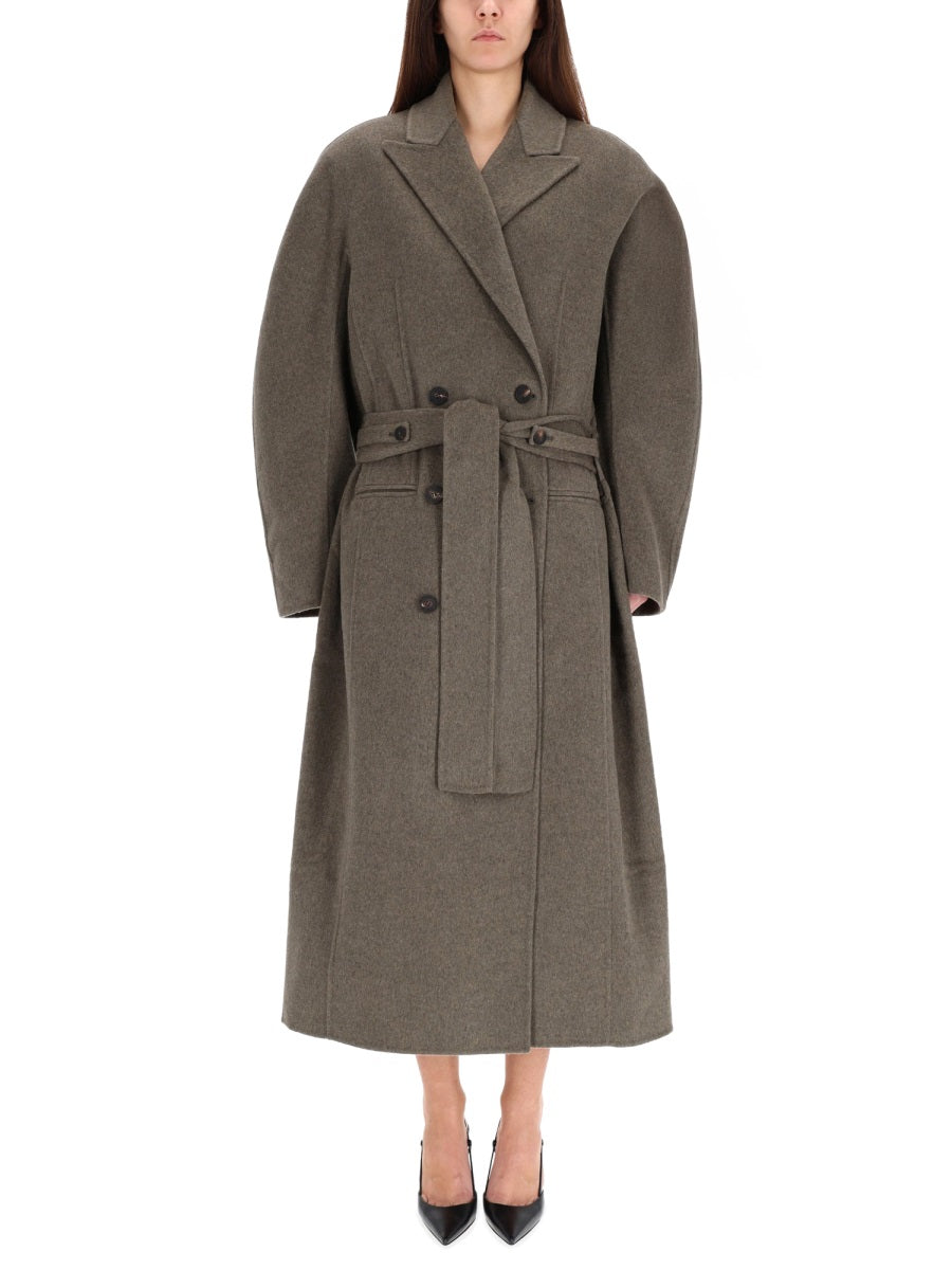 Jacquemus Women Trench Coat "D'homme Curvio" JACQUEMUS