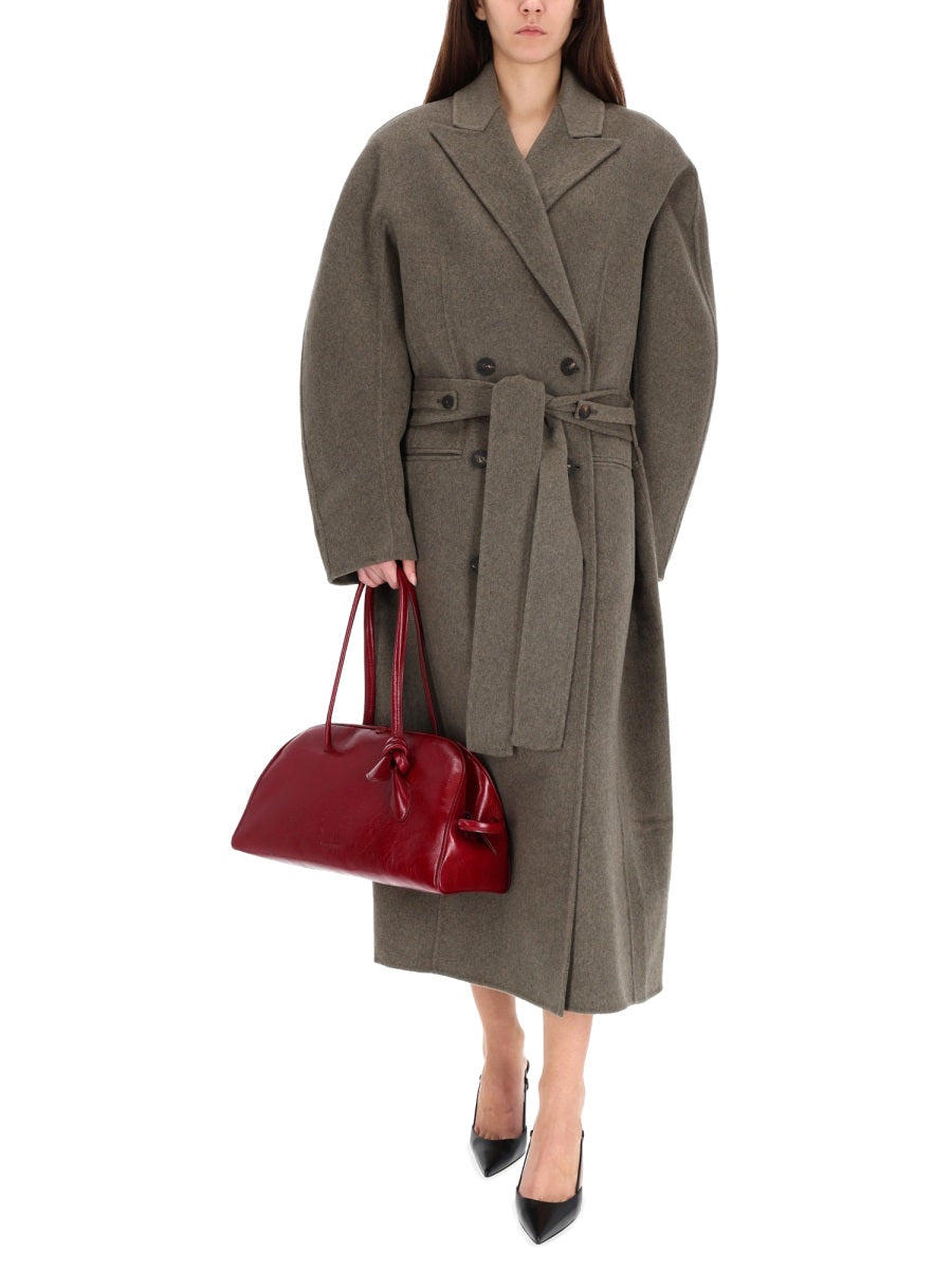 Jacquemus Women Trench Coat "D'homme Curvio" JACQUEMUS