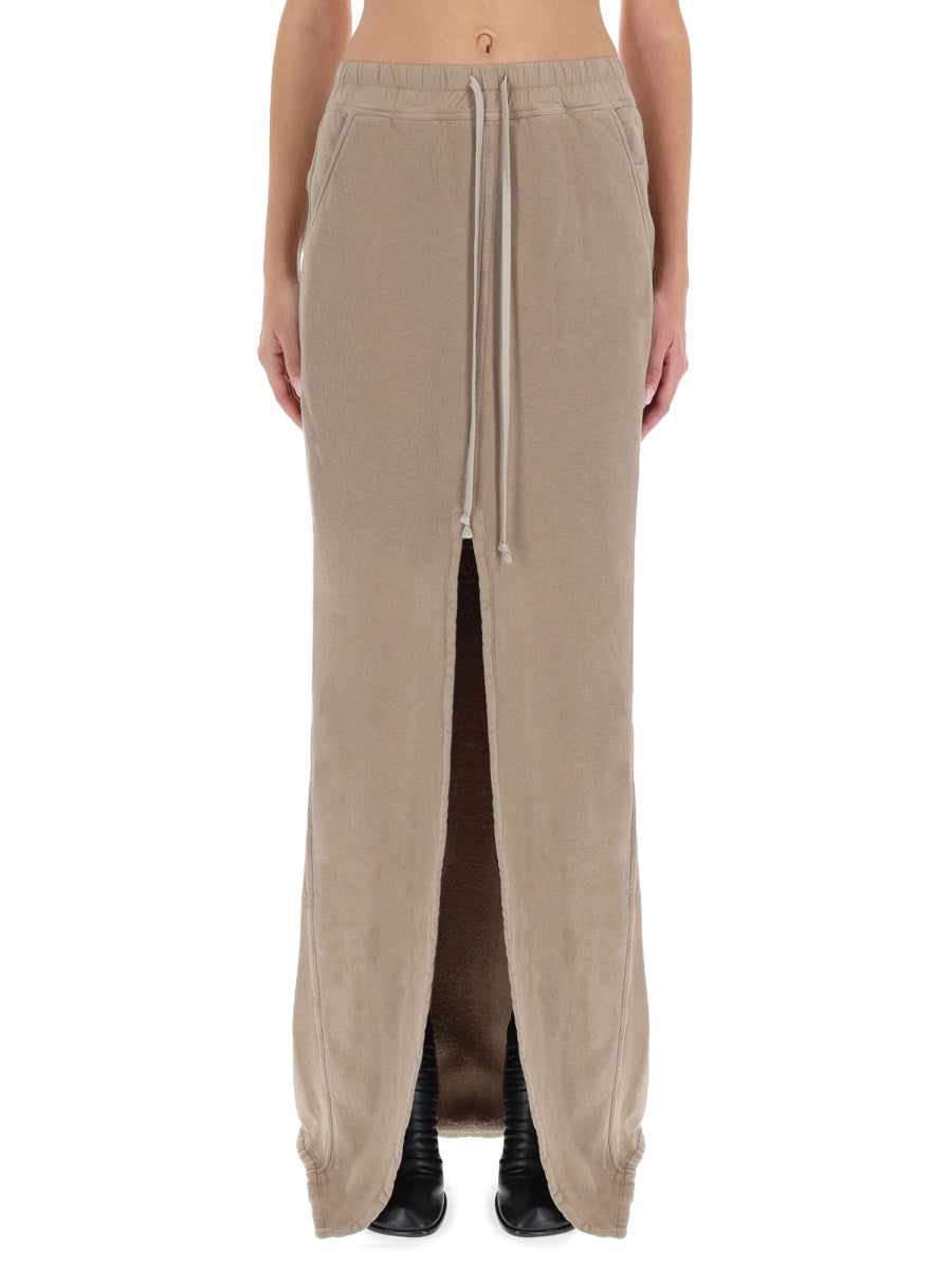 Rick Owens Drkshdw Women Long "Phileg Pillar" Skirt RICK OWENS