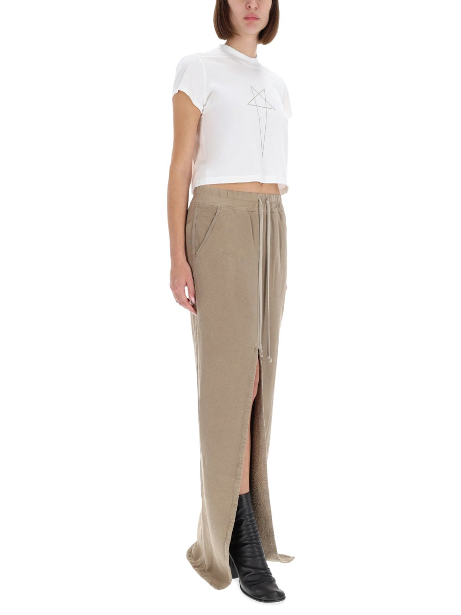 Rick Owens Drkshdw Women Long "Phileg Pillar" Skirt RICK OWENS