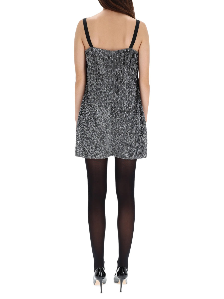 Dolce & Gabbana Women Sequined Mini Dress DOLCE & GABBANA