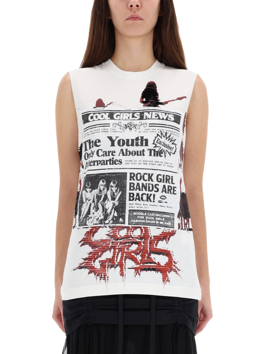 Dolce & Gabbana Women Top With Print DOLCE & GABBANA