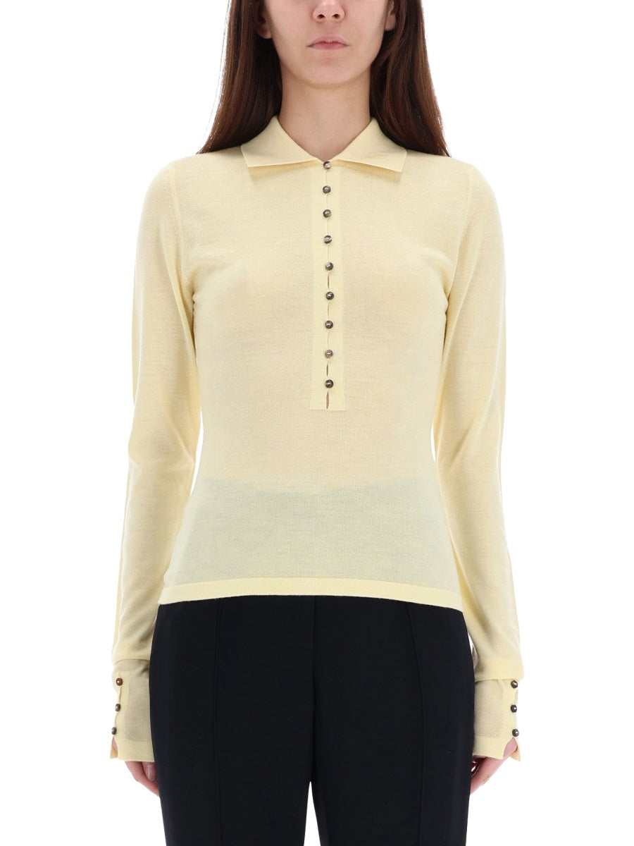 Jacquemus Women Knitted Polo. JACQUEMUS