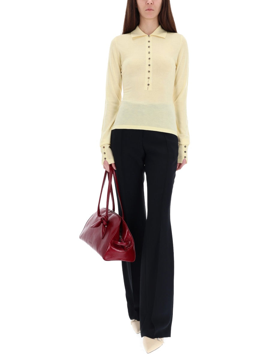 Jacquemus Women Knitted Polo. JACQUEMUS