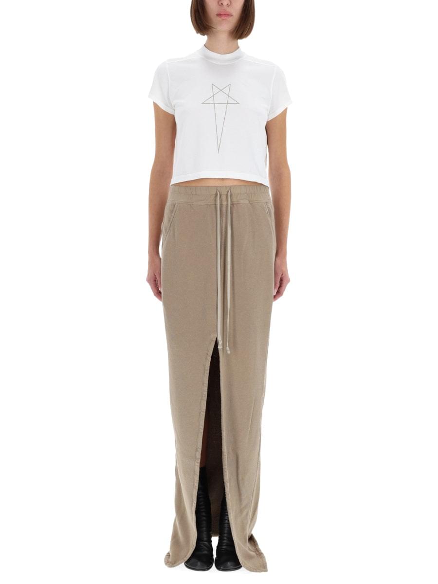 Rick Owens Drkshdw Women "Cropped Small" T-Shirt RICK OWENS