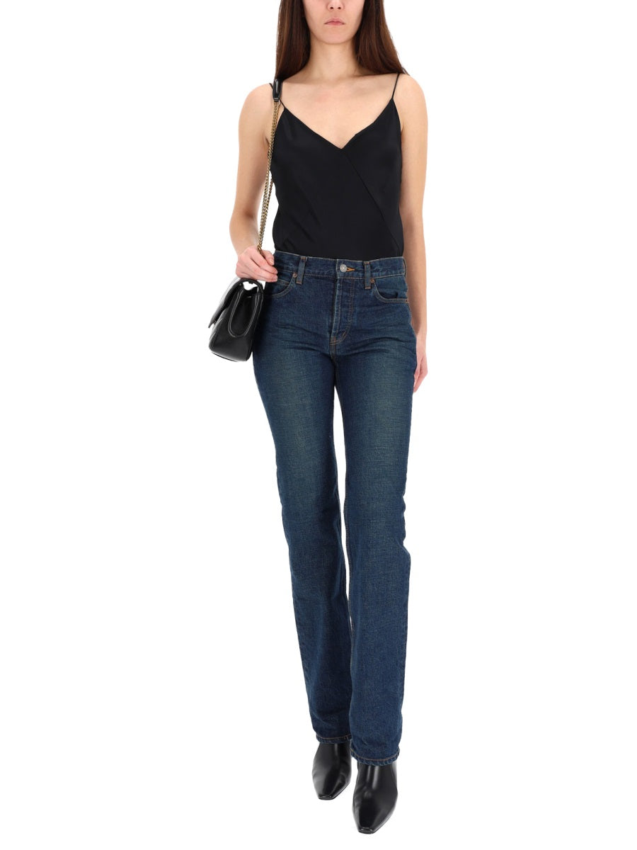 Saint Laurent Women Low Waist Jeans "Nico" SAINT LAURENT