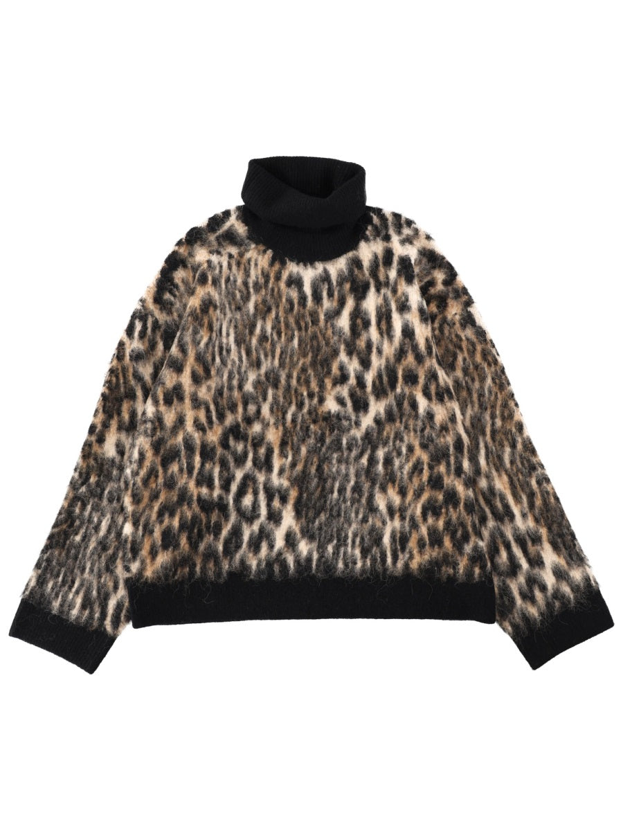 Ganni Women High Collar Sweater GANNI