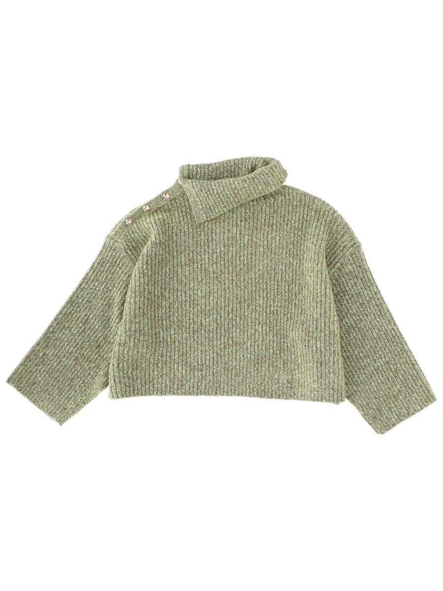 Ganni Women Sweater With Side Button Closure GANNI