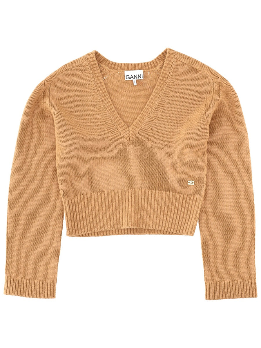Ganni Women Wool Jersey. GANNI