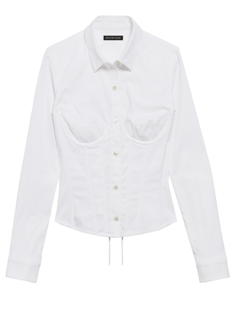 Balenciaga Women Corset Shirt BALENCIAGA