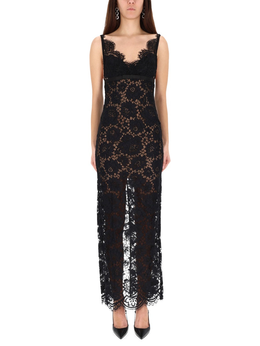 Self-Portrait Women Long Lace Dress SELF-PORTRAIT