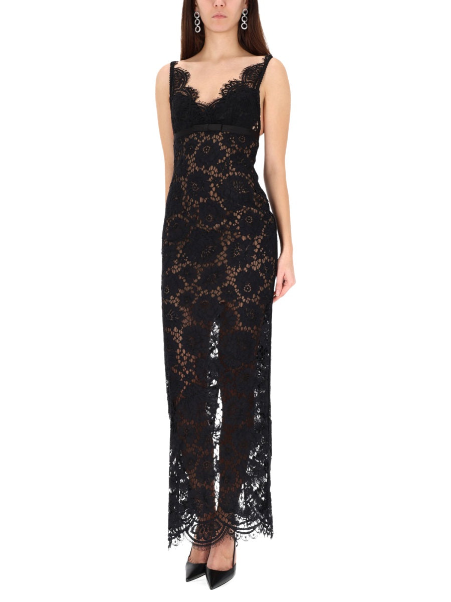 Self-Portrait Women Long Lace Dress SELF-PORTRAIT