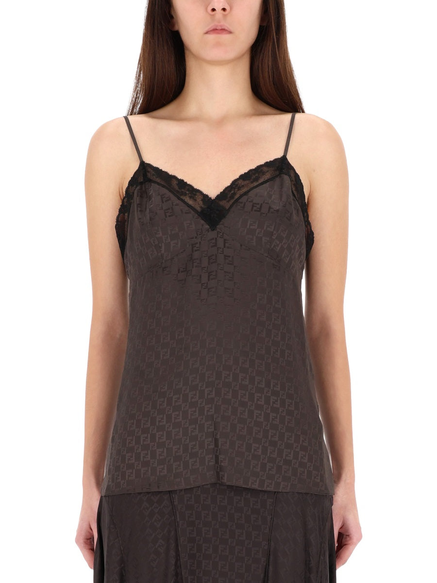 Fendi Women "Jacquard Ff" Top FENDI