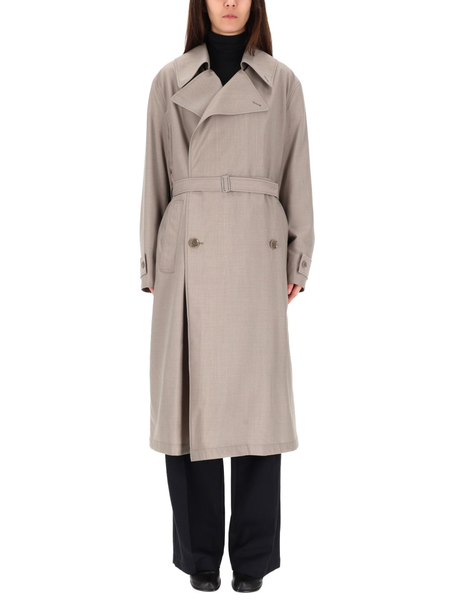 Lemaire Women Double-Breasted Trench Coat LEMAIRE