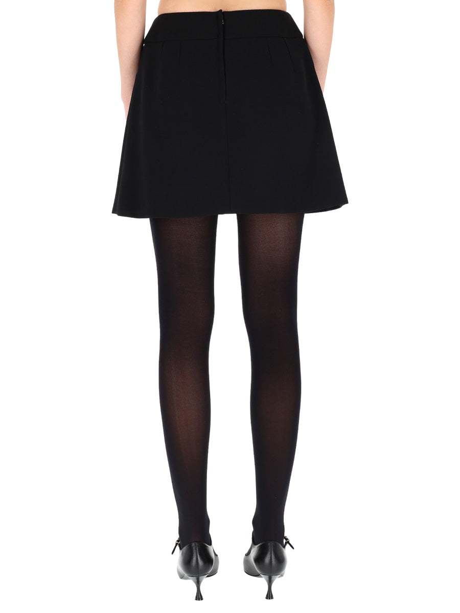 Dolce & Gabbana Women Double Crepe Basque Skirt DOLCE & GABBANA