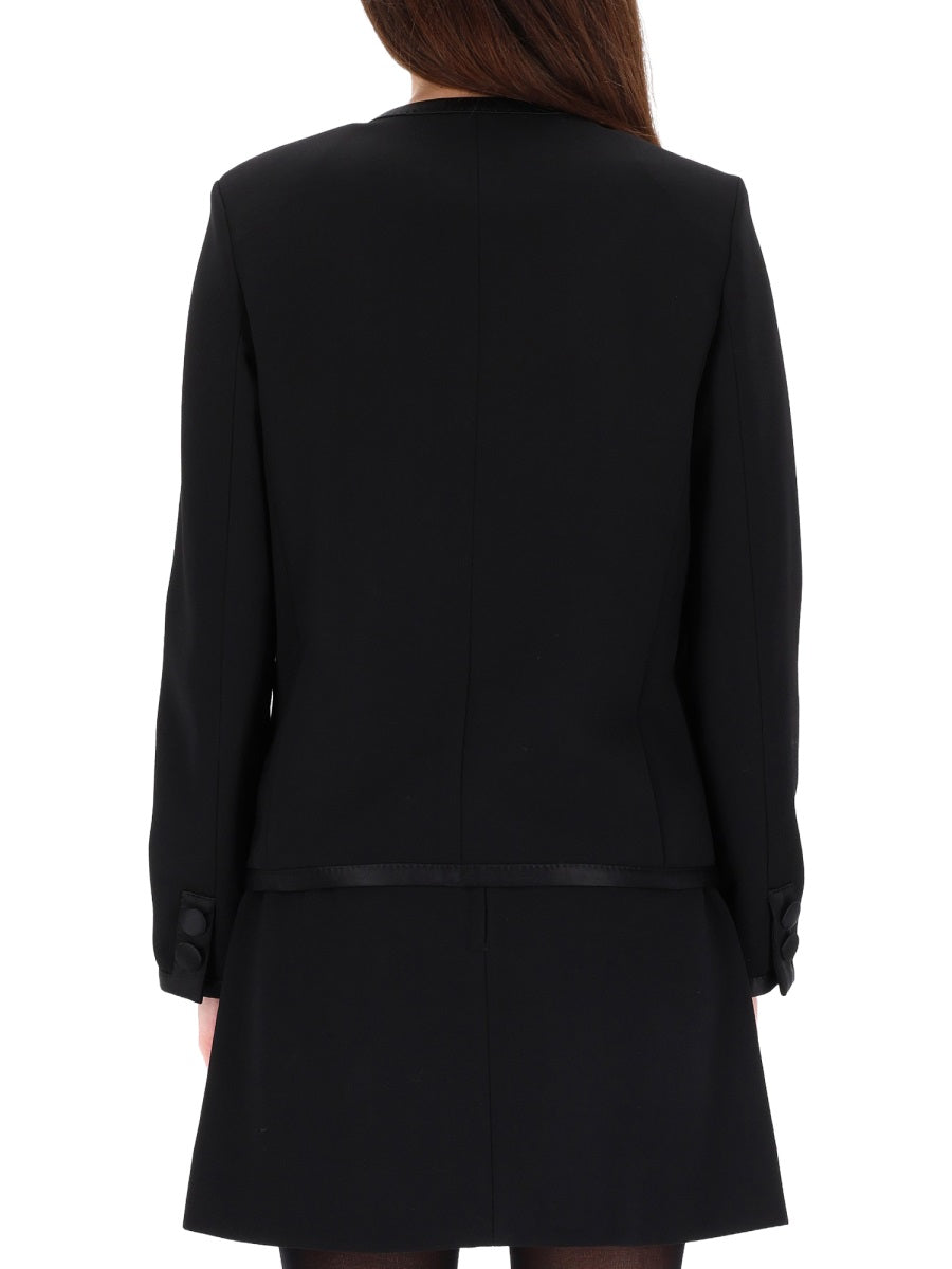 Dolce & Gabbana Women Double Crepe Single-Breasted Jacket DOLCE & GABBANA