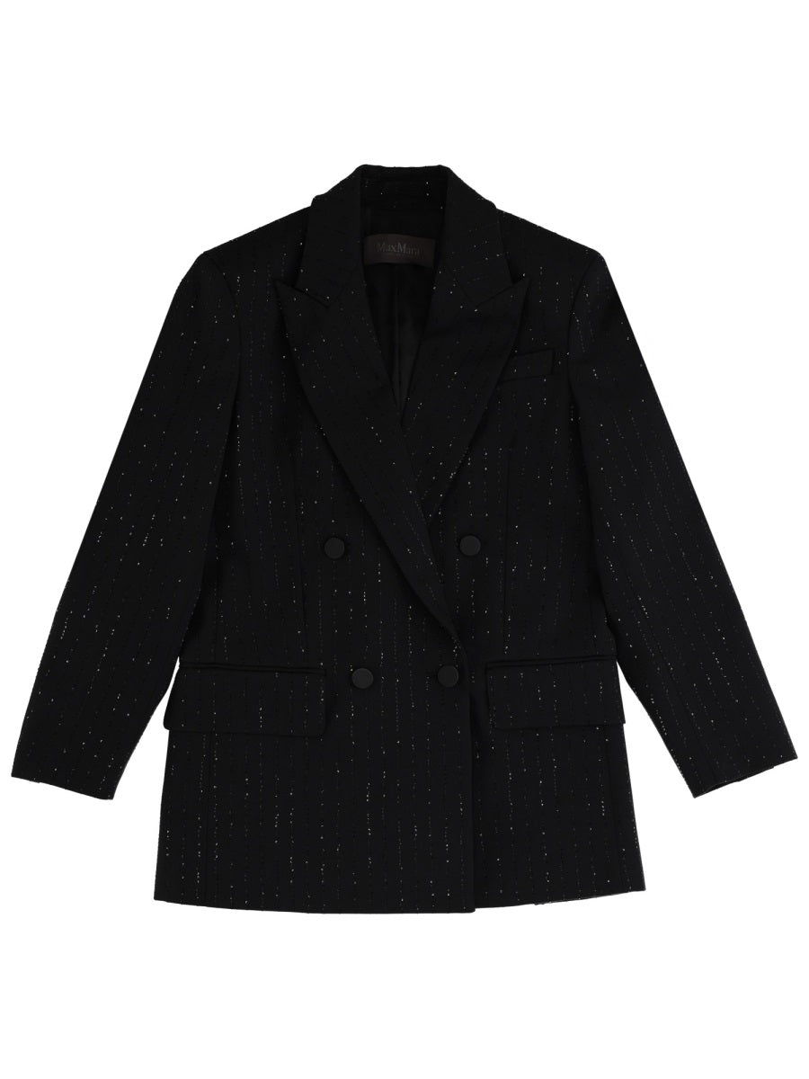 Max Mara Women Double-Breasted Jacket With Rhinestone Details MAX MARA