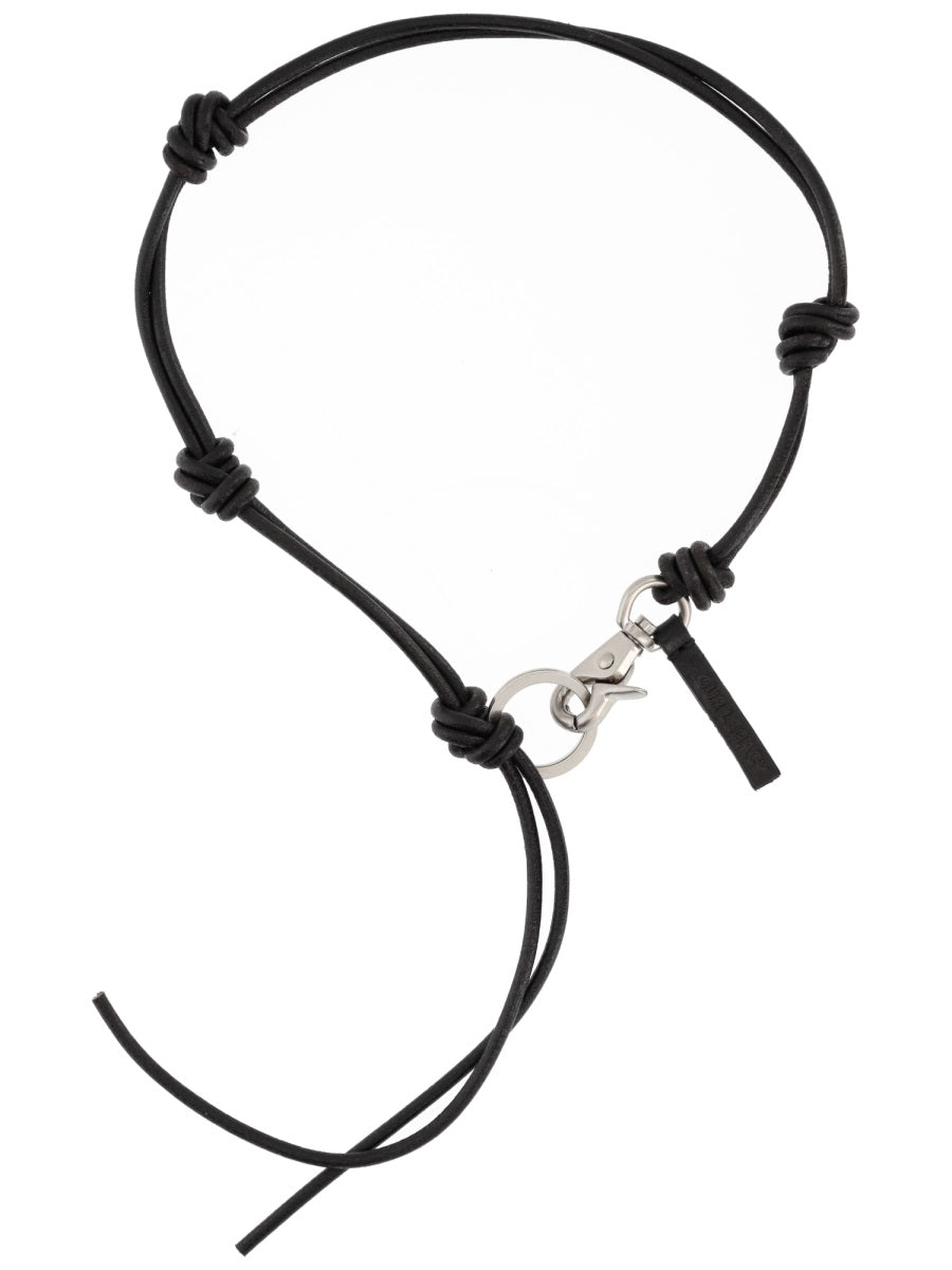 Our Legacy Men Leather Keychain OUR LEGACY