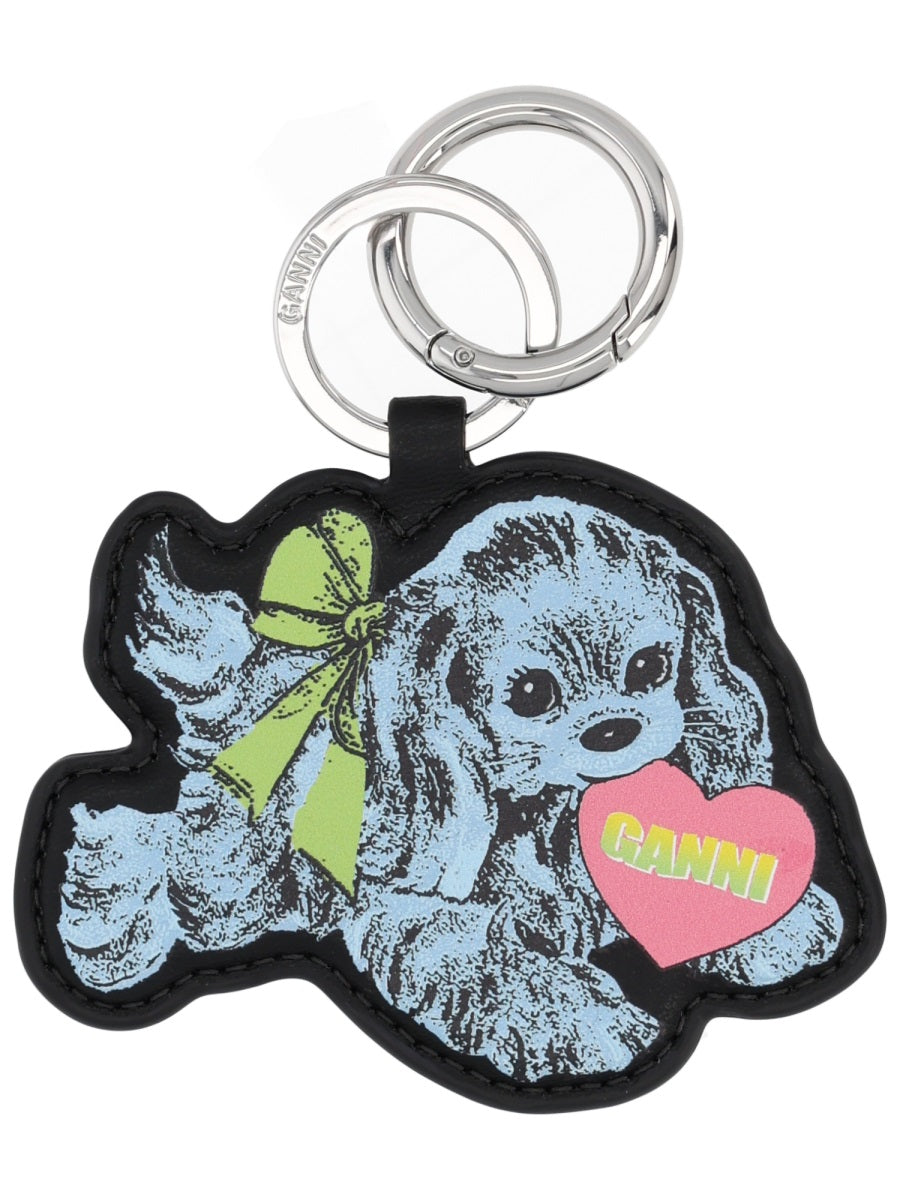 Ganni Women Keychain "Dog" GANNI