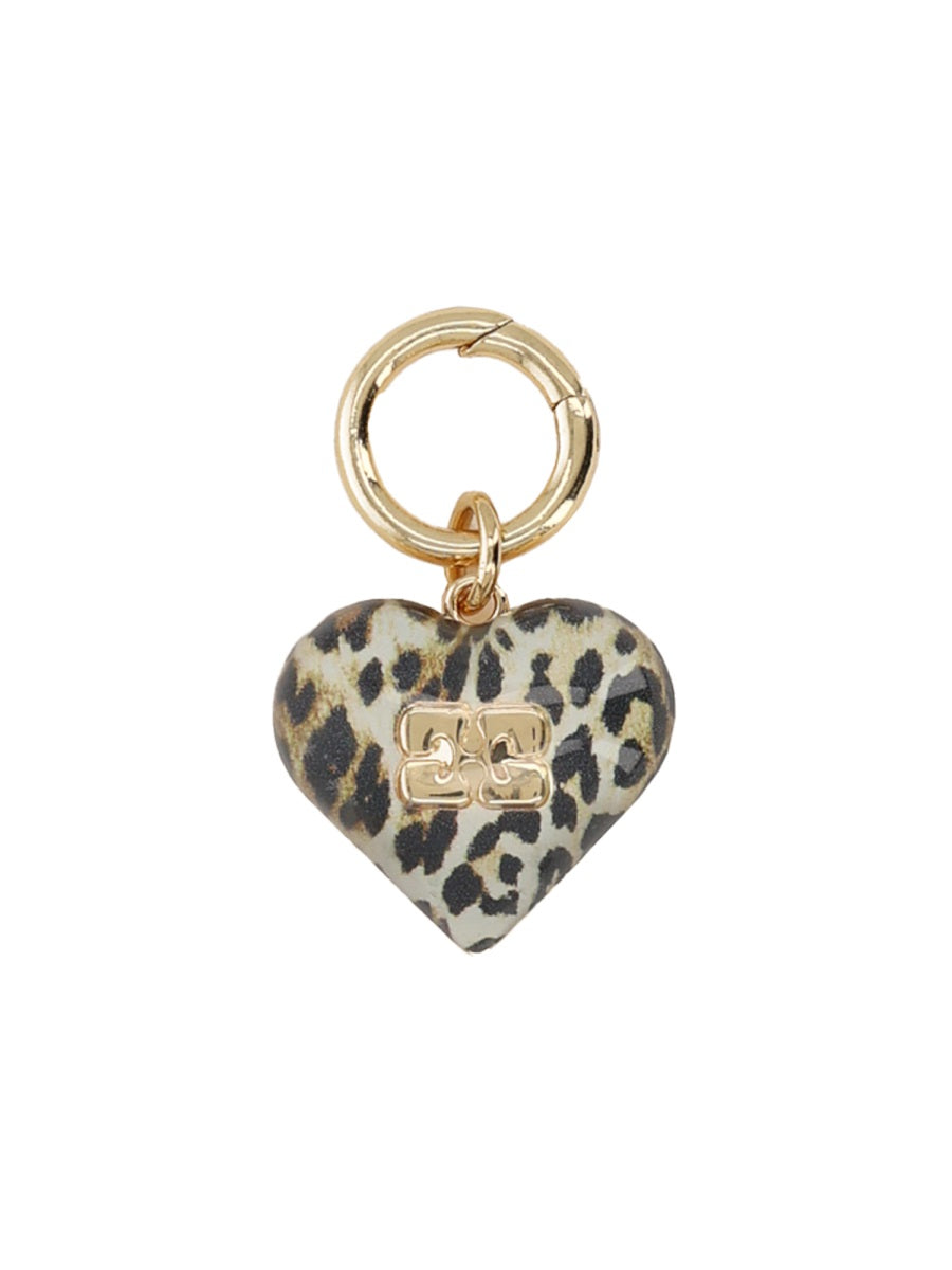 Ganni Women Keychain Heart GANNI