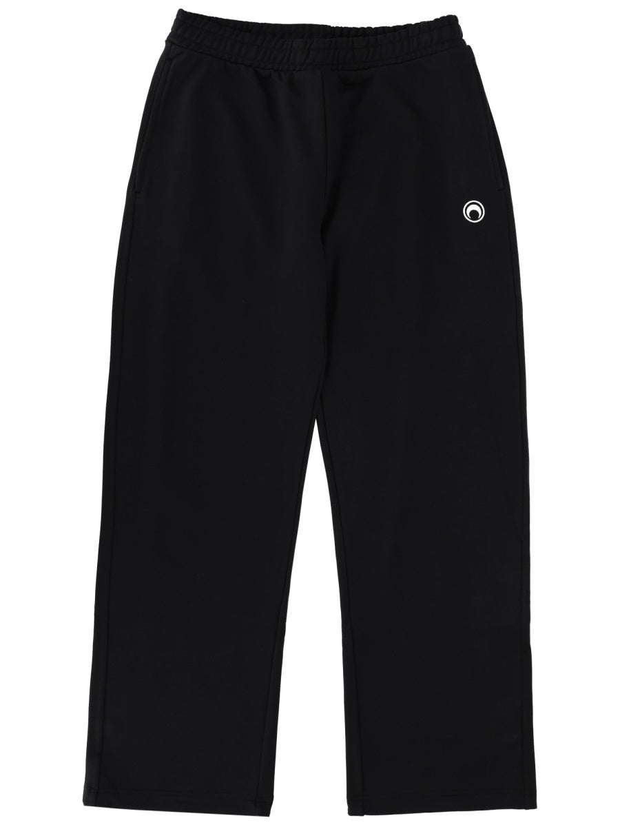 Marine Serre Men Jogger Pants With Logo MARINE SERRE