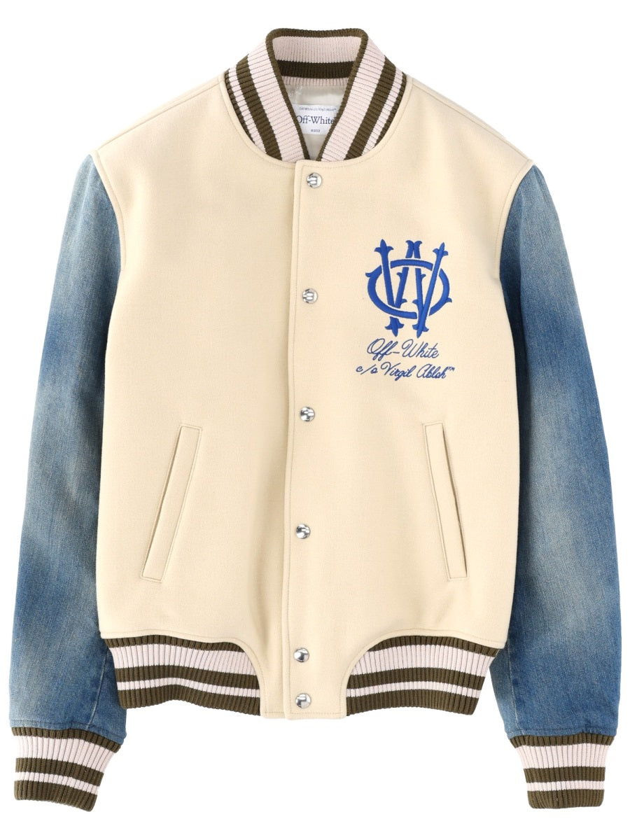 Off-White Men "Gothic Wool Denim" Jacket OFF-WHITE