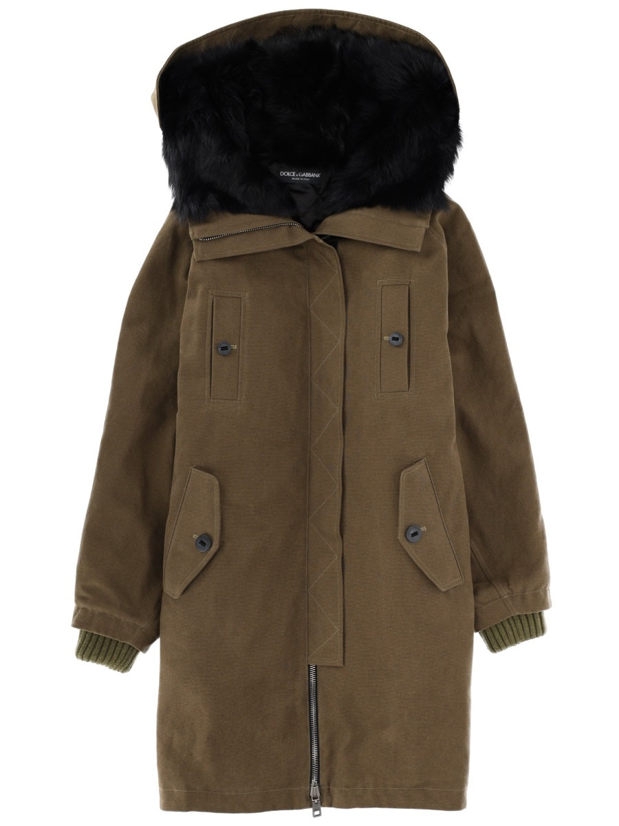 Dolce & Gabbana Women Cotton Parka DOLCE & GABBANA
