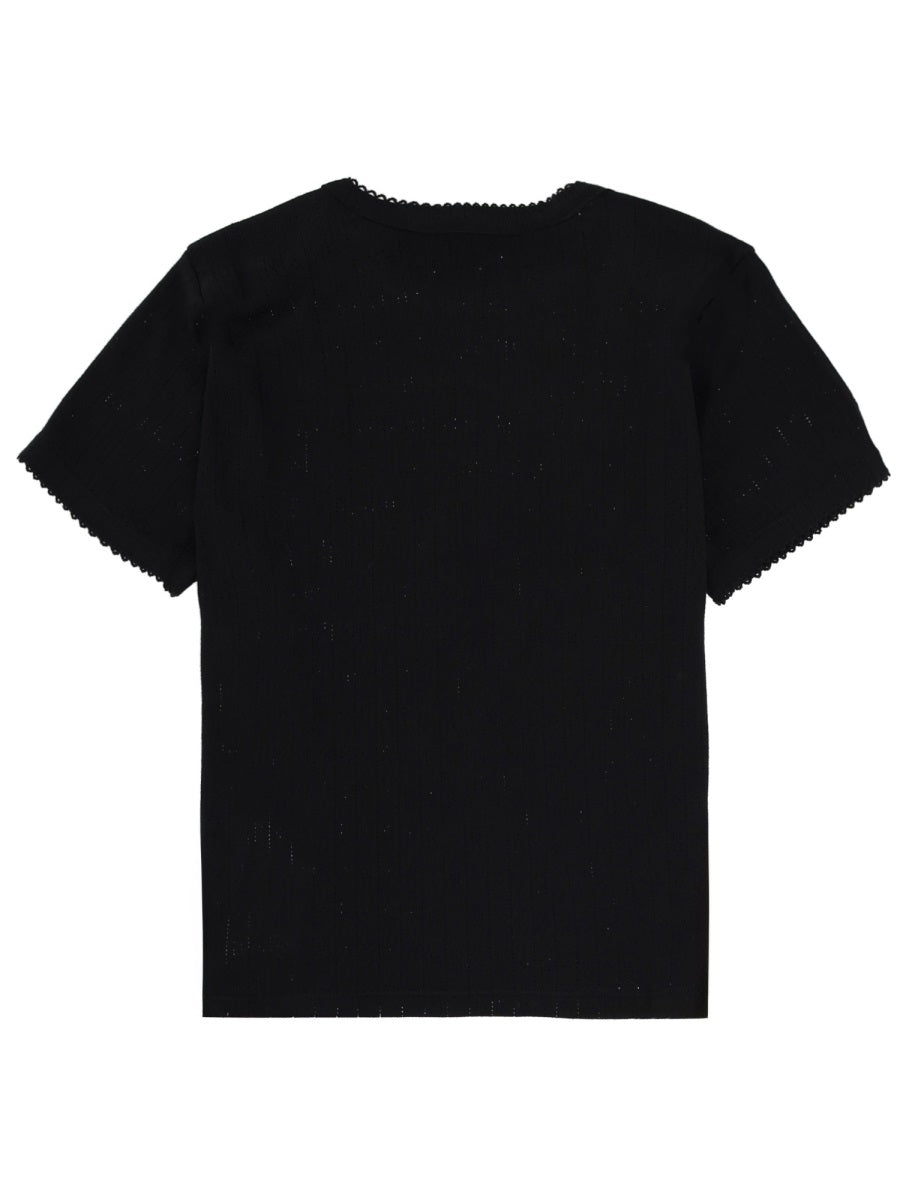 Rotate Women "Pointelle" T-Shirt ROTATE