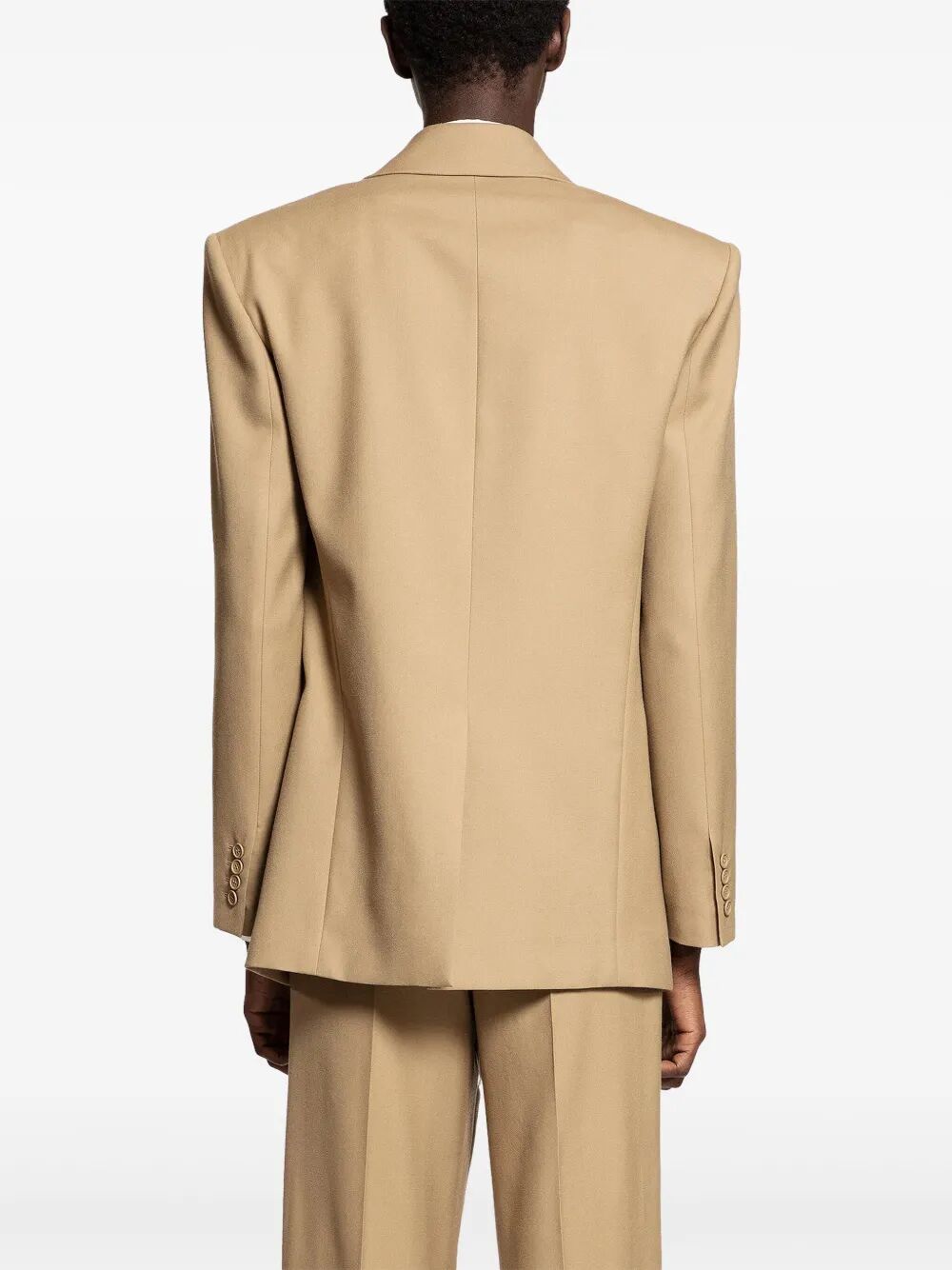 Saint Laurent Men Wool Gabardine Single-Breasted Jacket SAINT LAURENT
