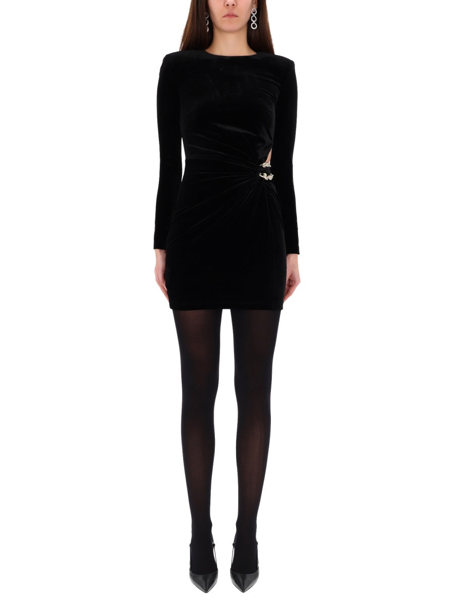 Self-Portrait Women Mini Velvet Dress SELF-PORTRAIT