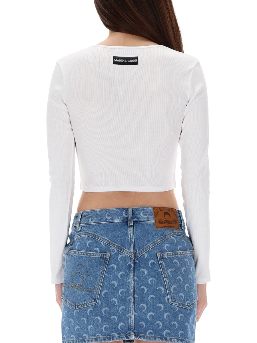 Marine Serre Women Short "Moon" Top MARINE SERRE
