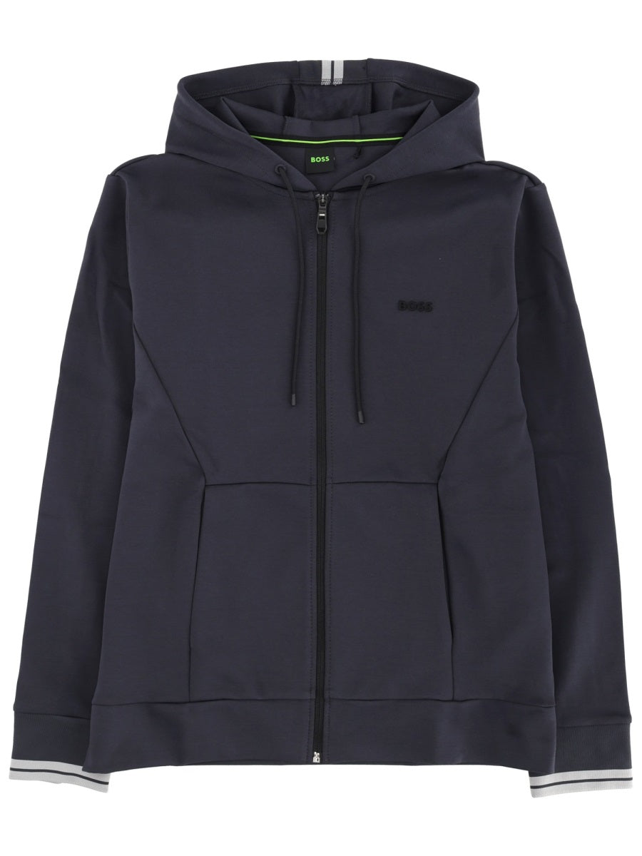 Boss Men Zipper Hoodie BOSS