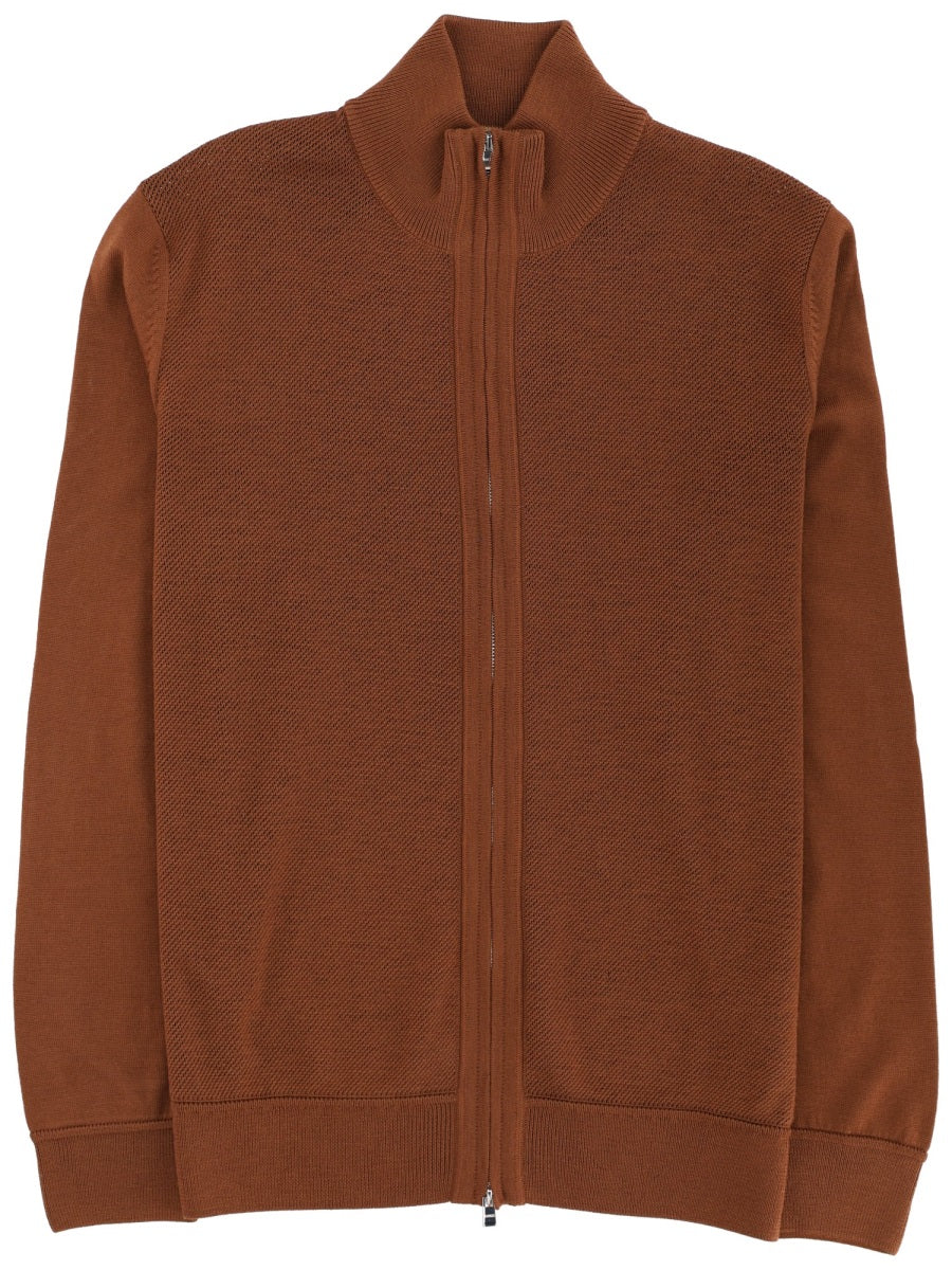 Boss Men Shirt With Zip. BOSS