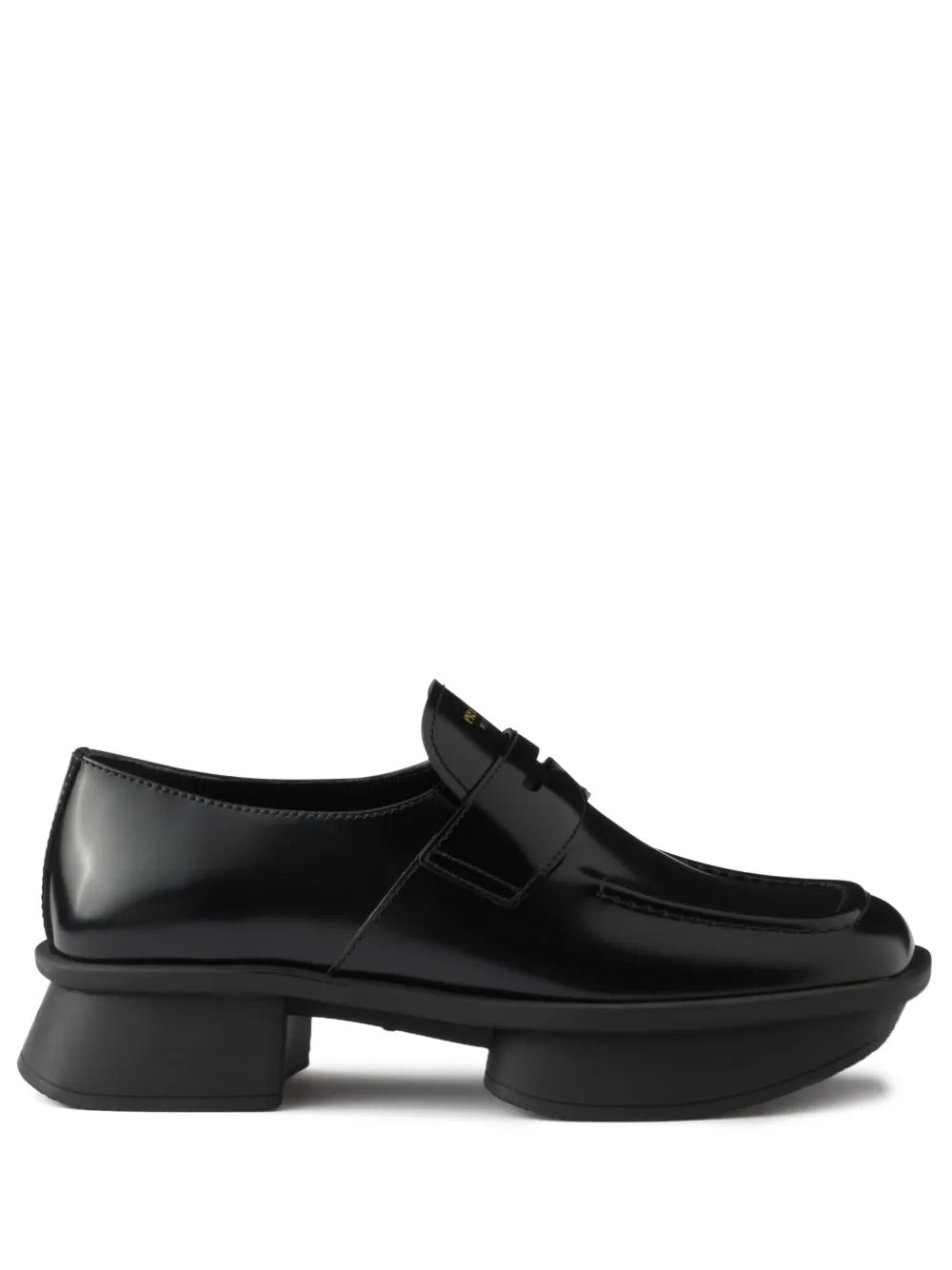 Prada Women Equal Brushed Leather Loafers PRADA