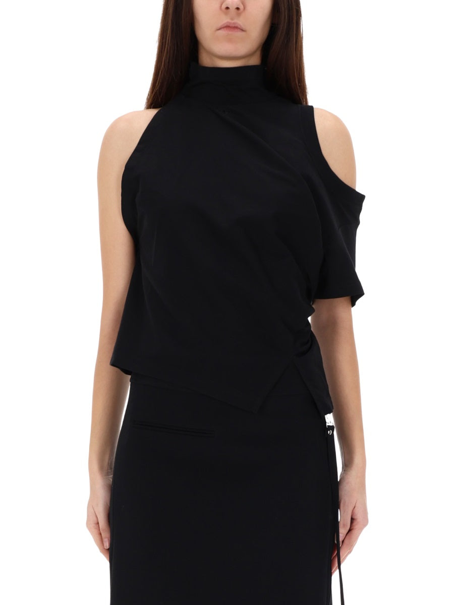 Courreges Women Asymmetrical T-Shirt COURREGES