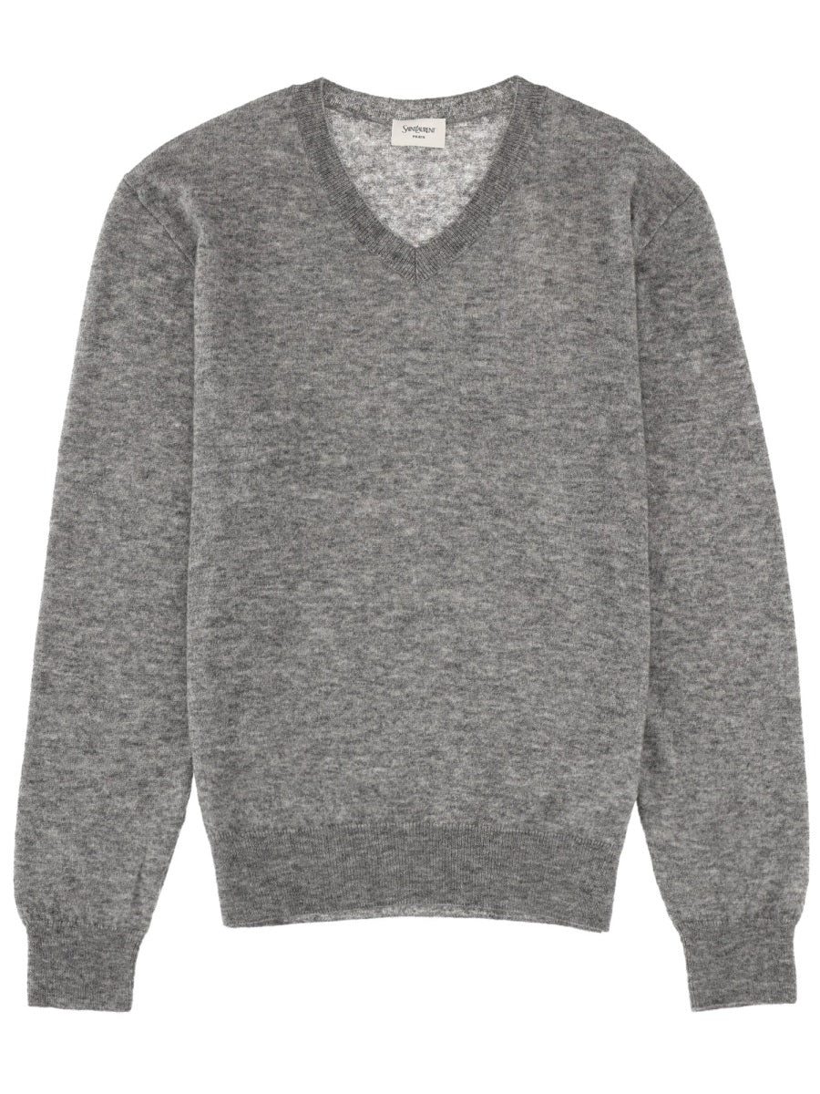 Saint Laurent Women V-Neck Sweater SAINT LAURENT