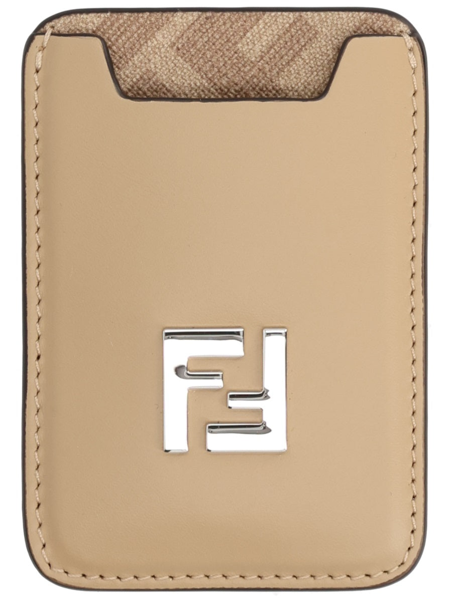 Fendi Men Card Holder With Logo FENDI