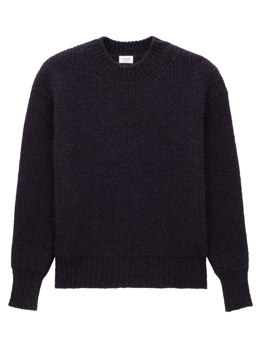 Saint Laurent Women Thick Knit Pullover SAINT LAURENT
