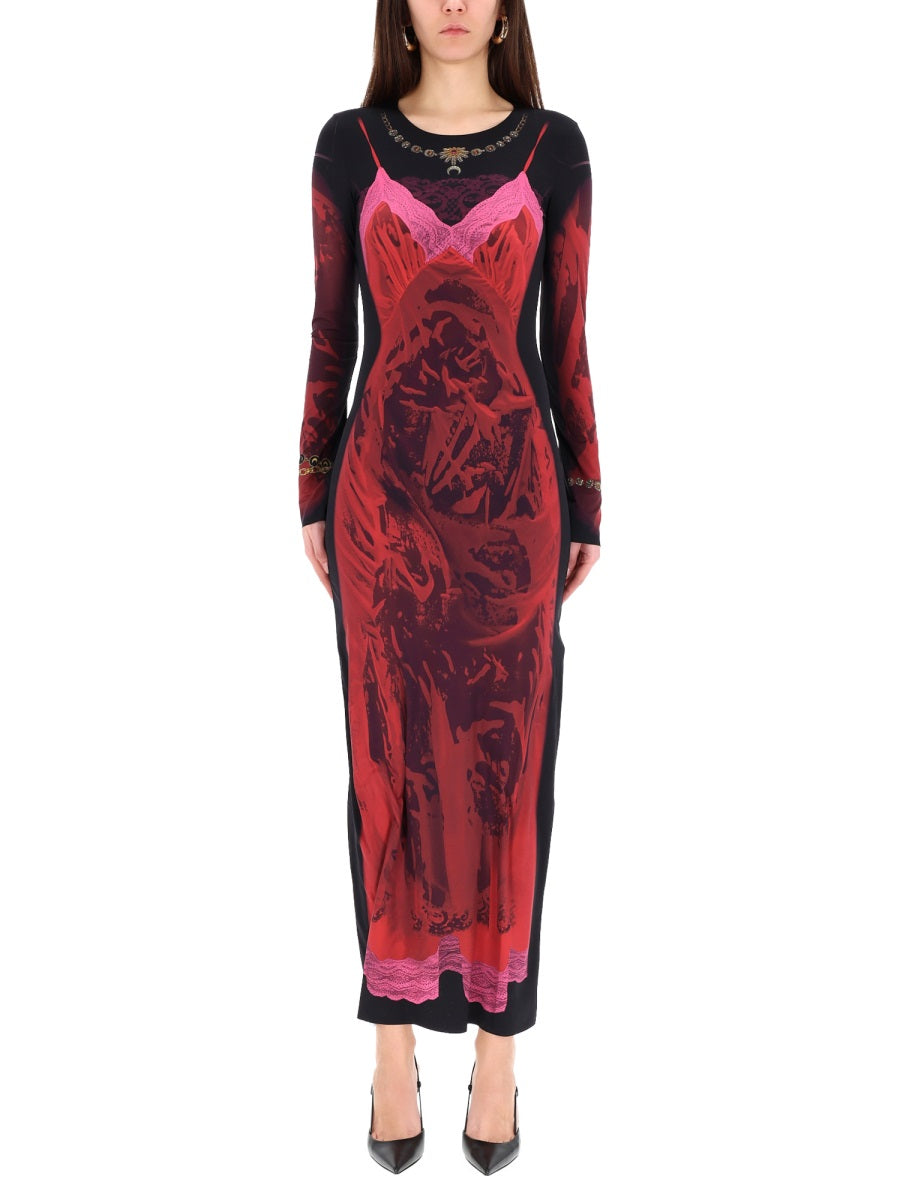 Marine Serre Women "Wet Nuisette" Midi Dress MARINE SERRE