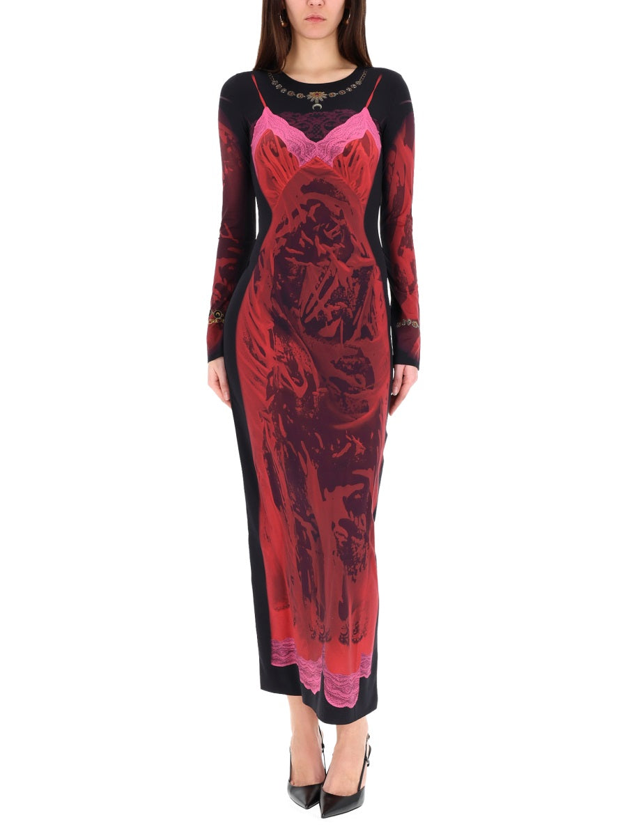 Marine Serre Women "Wet Nuisette" Midi Dress MARINE SERRE
