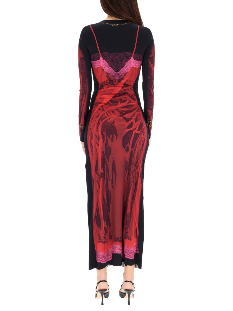 Marine Serre Women "Wet Nuisette" Midi Dress MARINE SERRE