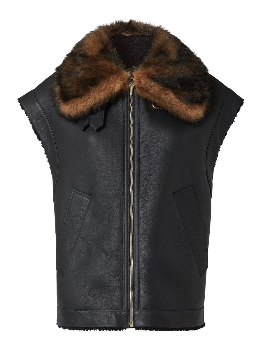 Fendi Women Sheepskin Fur Vest FENDI
