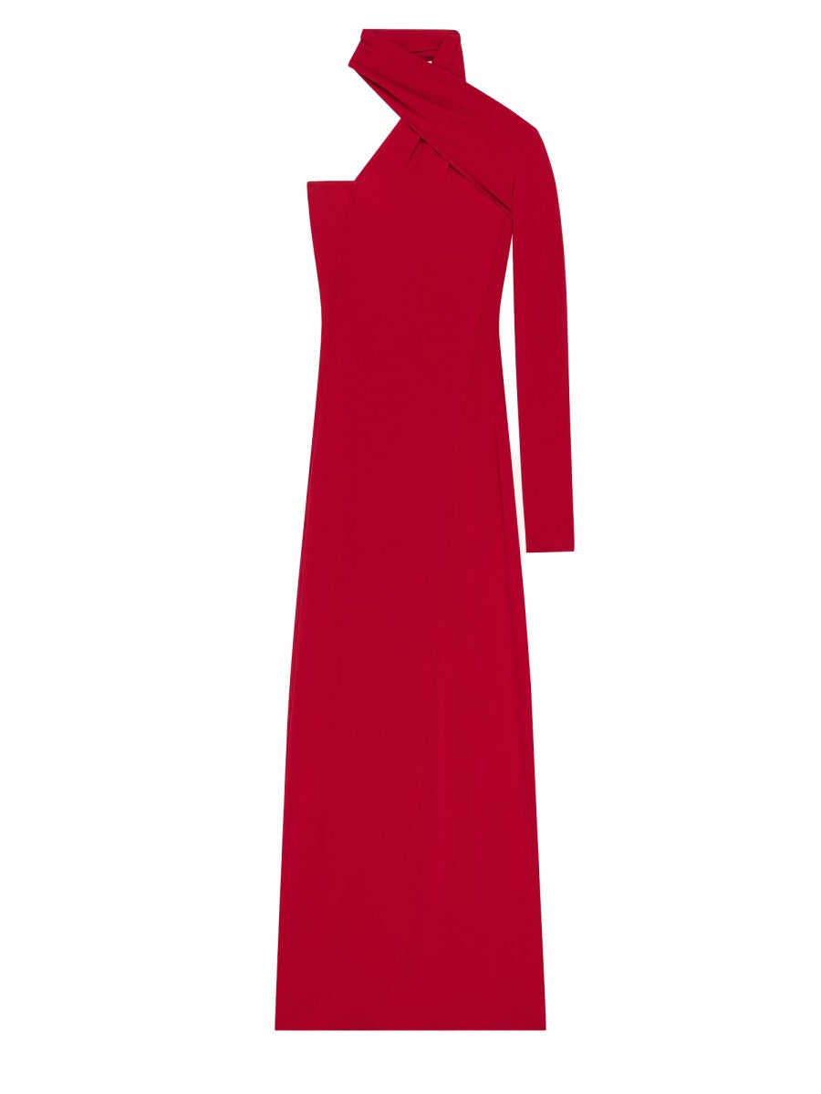 Courreges Women Draped One-Shoulder Dress