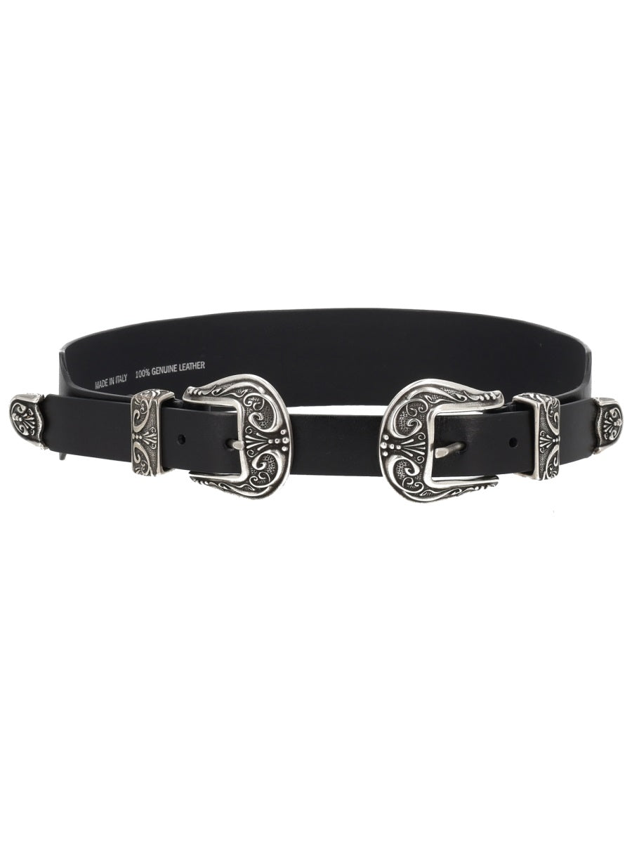 Golden Goose Women Double Buckle Belt GOLDEN GOOSE
